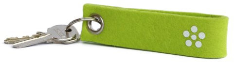 immi 1 St.Filz Schlüsselanhänger, dicker Wollfilz Grün/Blume