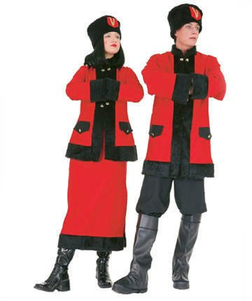 Kosakin (Rock, Jacke, Mütze) - Größe: 38-48 (40)