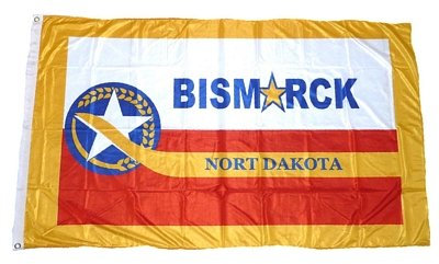 Fahne/Flagge USA - Bismarck City 90 x 150 cm
