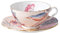Wedgwood 5C106805130 Tea Story Cuckoo Cup & Saucer Peach 0.18ltr, Fine Bone China