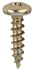 TIMCO Classic Multi-Purpose Pan Head - 4.0 x 16 - Gold - Box of 200
