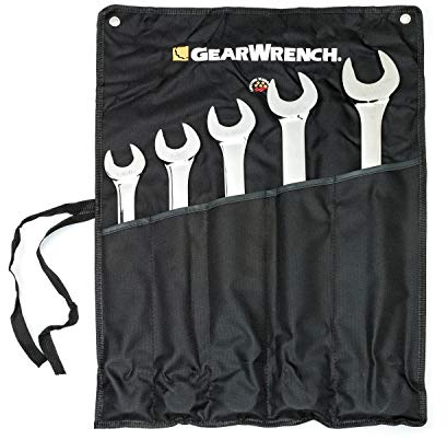 GearWrench 5 Piece SAE 12 Point Long Pattern Combination Wrench Set | 81921