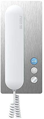 Siedle&Söhne Haustelefon Analog HTA 811-0 E/W Edelstahl/weiß 6+n Innenstation für Türkommunikation 4015739446285