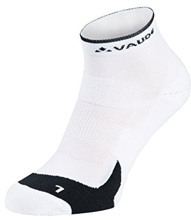VAUDE Unisex Bike Socks Short Accessories, Weiß, 39-41 EU