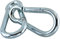 Talk-Point GmbH 2 x Karabinerhaken Stahl verzinkt DIN5299 (100mm x 10mm)