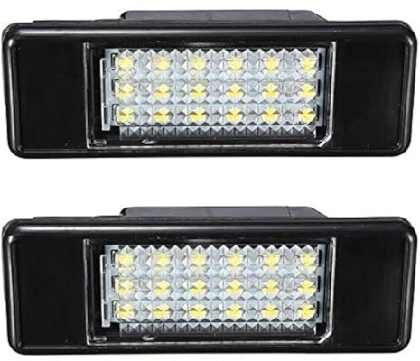 KATUR 2x Blanc 18SMD LED éclairage de plaque d'immatriculation pour P eugeot 106 207 307 308 406 407 508 style