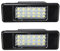 KATUR 2x Blanc 18SMD LED éclairage de plaque d'immatriculation pour P eugeot 106 207 307 308 406 407 508 style