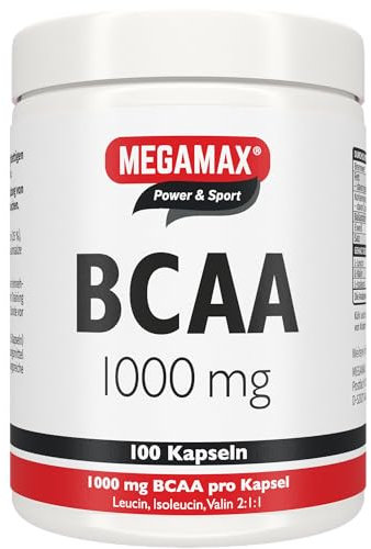 MEGAMAX BCAA 1,200mg Branched Chain Amino Acids 100 Tablets (220g).