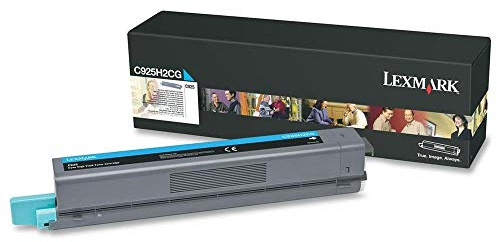 Lexmark C925H2CG C925 Tonerkartusche Höhekapazität 1er-Pack 7.500 Seiten, cyan