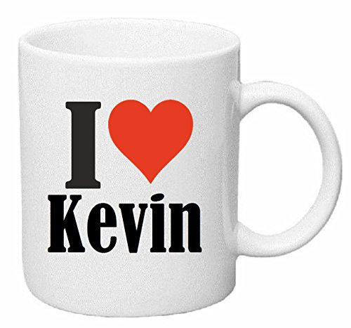 Tasse de Café Tasse à Thé … Coffee Mug I Love Kevin Hauteur 9 cm de Diamètre 8 cm Volume 330 ml Le pour leur Partenaire - Collègue - Amis