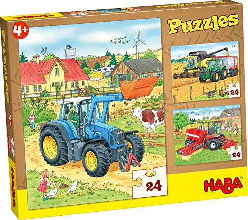 HABA 300444 Puzzles Traktor und Co.