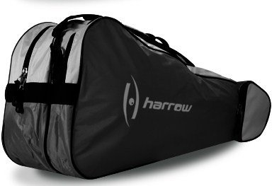 Harrow 3 Schläger Tasche (schwarz/silber)