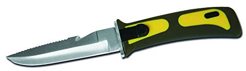 Mil-Tec – Cuchillo de buceo ('Frogman', amarillo