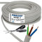 Installationskabel NYM-J 3x1,5 mm² - Kunststoff Installationsleitung - 50m / 50 m / 50 meter -PVC - grau
