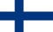 Bandiera Finlandia 90 x 150 cm con rinforzo Hissband