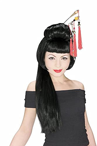 Rubie's Official Geisha-Perücke, China, für Erwachsene, Mädchen, Einheitsgröße Halloween