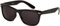 Sakkas DS1006 Retro 1980 Style Sonnenbrille mit Super Dark Lens - Schwarz