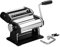 Premier Housewares 2560003 Pasta Making Machine Manual Pasta Maker Machines Stainless Steel Handle Roller / Cutter Chrome Finish Pasta Making Kit 15 x 21 x 20 , Black, H15 x W21 x D20cm
