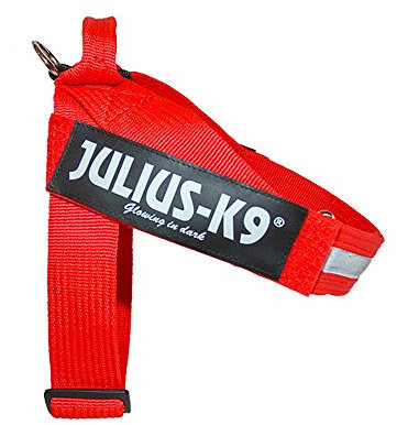 Julius K9 16503-IDC-R IDC - Gurtbandgeschirr Grösse 3 - Brustumfang 82-110 cm, rot