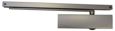 Geze - Ferme-porte pour porte coupe feu elliptique ts wood - Finition.Blanc RAL 9010 -