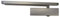 Geze - Ferme-porte pour porte coupe feu elliptique ts wood - Finition.Blanc RAL 9010 -