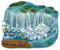 WitnyStore Tiny Niagara Falls New York, Vereinigte Staaten von Amerika USA Nordamerika Touristenattraktionen Harz Kühlschrank Magnet Reisende Souvenir Geschenk Memento 3D Kühlschrankmagnete