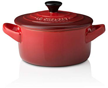 LE CREUSET Stoneware Petite Round Casserole, 0.25 L, Cherry, 91005000061099