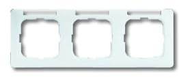 Busch-Jaeger Frame Triple Linear with Window, Horizontal, 1733NSKA 214