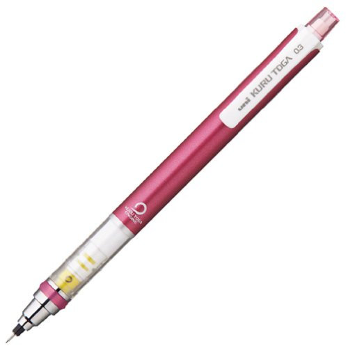 Uni Kuru Toga Druckbleistift, Standardmodell, 0,3 mm, Rosa (M34501P.13)