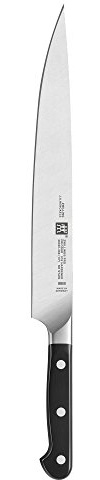 ZWILLING Pro 10-inch Razor-Sharp German Slicing Knife, Made in Company-Owned German Factory with Special Formula Steel perfected for almost 300 Years, Dishwasher Safe