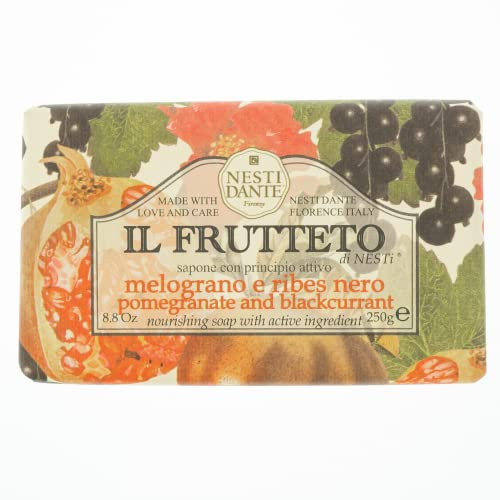 Nesti Dante Il Frutteto Pomegranate 250 g (Handseife aus natürlichen Inhaltsstoffen, lang anhaltender Duft, Seife) 664102