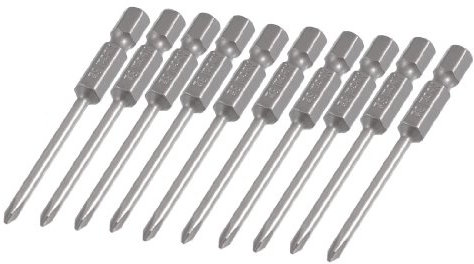 sourcing map 10 piezas 1/4 hexagonal 65 mm longitud 3 mm Phillips PH0 puntas de destornillador magnético