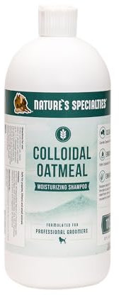 Nature's Specialties Colloidal Oatmeal Hundeshampoo - Sensitive Shampoo für Trockene, Juckende Haut - Lindert Gereizte Haut & Spendet Feuchtigkeit - Beruhigende Formel - Süßer Duft, 946ml