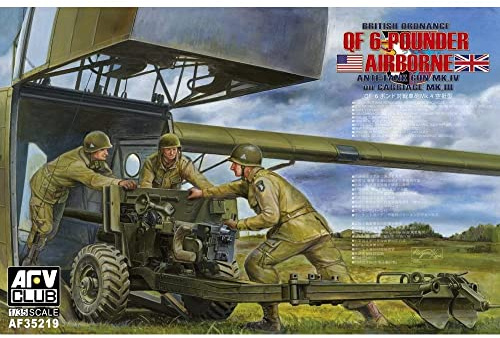 AFV CLUB AFV35219-1/35 Britischer Mk 4 6-Pounder Airborne Anti-Tank Gun