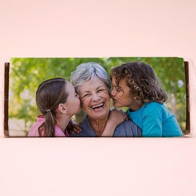 CADEAUX.COM - Tablette de Chocolat Photo - Chocolat - Tablette Chocolat - Tablette Chocolat Personnalisée - Cadeau Maman - Idée Cadeau Fête des Mères - Idée Cadeau Femme - Cadeau Noel