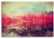120x80cm Leinwandbild auf Keilrahmen Hintergrund abstrakt grunge rot blau schwarz creme Wandbild auf Leinwand als Panorama