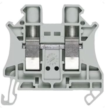 Siemens – Morsetto guida con connessione vite 4,0 mm2 6,2 mm Grigio