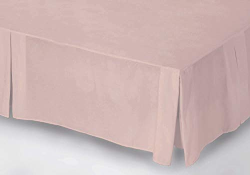 Belledorm Pink Platform Valance - 200 Thread Count | Divan Box Base Drop 41cm - Misty Rose - Double