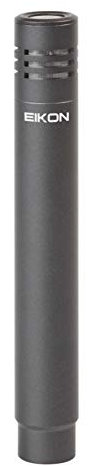 PROEL EIKON CM602 - Microfono professionale a condensatore polarizzato permanente per strumenti con supporto, Nero