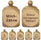 Geschenkissimo Milchzahndose mit Gravur - Zahndose mit Namen personalisiert - Baby Zahnbox für Milchzähne als Geschenke für Jungen und Mädchen