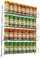 Neo Chrome Steel Shelves Tier Spice Rack Jar Holder for Wall or Kitchen Cupboard Cabinet Storage Organiser (4 Tier)