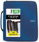 Five Star Raccoglitore con cerniera, raccoglitore a 3 anelli da 5 cm, per scuola, 6 tasche, capacità 380 fogli, blu cobalto (72534)