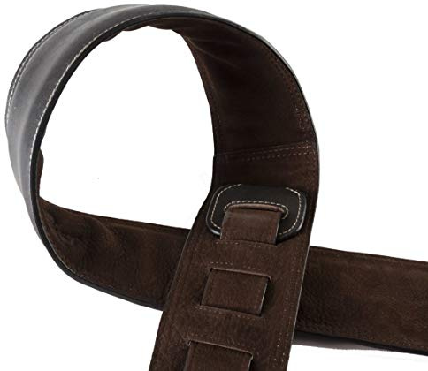 Harvest Fine LeatherGuitar Strap Cow Antique 001 31/2–0066/588 Long Brown