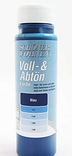 Voll- und Abtönfarbe Blau 125 ml