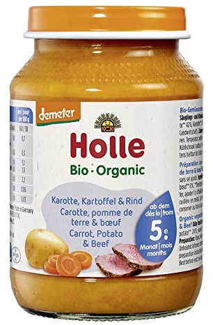 Holle Bio Karotten, Kartoffeln & Rind (2 x 190 gr)