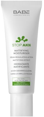 Babe Laboratorios Stop Akn Crema Hidratante Matificante para Piel Grasa, 50 ml