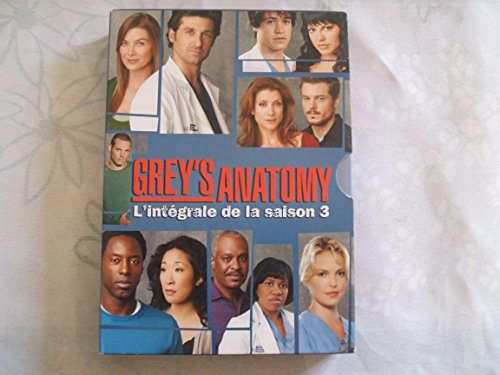 Grey's Anatomy : L'intégrale saison 3 - Coffret 7 DVD [FR IMPORT]