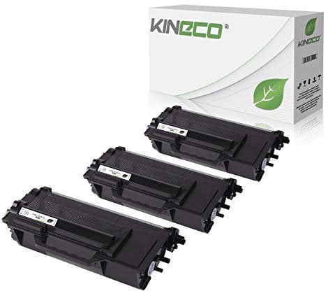 Kineco 3X Toner ersetzt TN3480 Multipack für Brother HL-L5100DN HL-L5100DNT