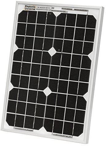 10W Photonic Universe Solar Panel for Motorhome, Caravan, Boat or Any Other 12V Off-Grid System