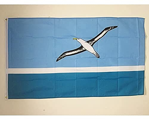 AZ FLAG Flagge Midwayinseln 150x90 cm Polyester 100D 2 Ösen | Für innen und außen Vereinigten Staaten von Amerika dekorative Flagge Midway Islands doppelte Nähte und verstärkte Kanten